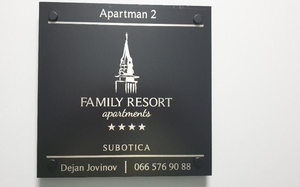 Family Resort Subotica Apartments Bagian luar foto
